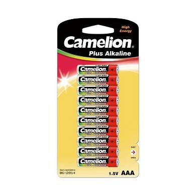 LR03 MN2400 Micro AAA Batterien Alkaline PLUS 10er-Blister von CAMELION