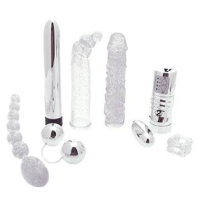 You2Toys Glamour 7 Piece Sex Toy Kit. Silber