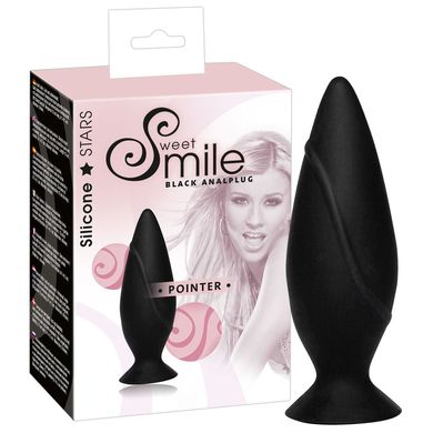 Sweet Smile Analplug schwarz 10 x 3 cm