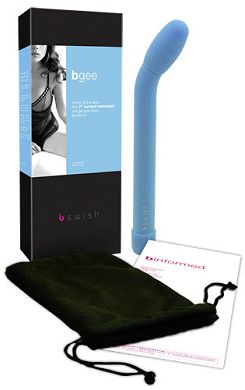 18 x 2,1 cm G-Punkt-Vibrator Bswish BGEE Aqua