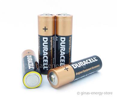 50 X DURACELL Mignon AA MN1500 LR6 Batterien NEU OEM neue Version