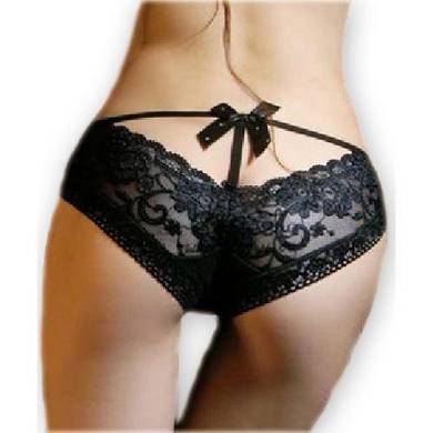 Spitzen- Slip mit Schleifchen