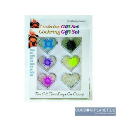 Cockring Gift-Set aus Silikon (6er)
