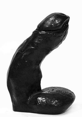 15 x 4 cm Massimo Dildo black