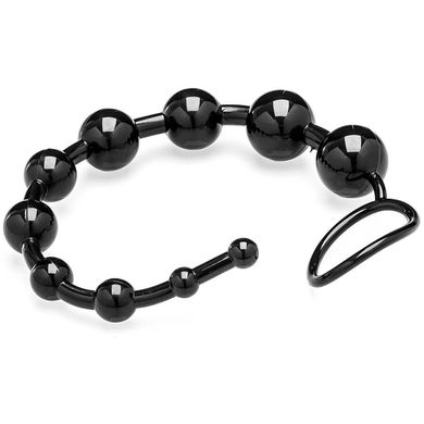 32 x 0,9 - 2,3 cm String of Pearls Beads black