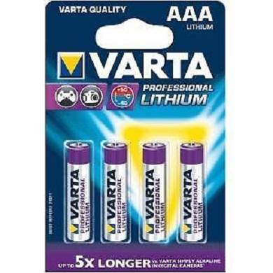 Varta PROFESSIONAL Lithium AAA 4er-Pack