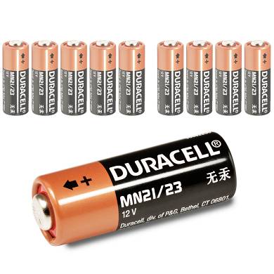 10 x Duracell MN21 Batterie 12V - 23GA LRV08 A23 23A LR23A