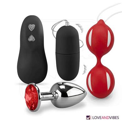 Toy-Paket mit Rosebud, Vibro-Ei & Liebeskugeln