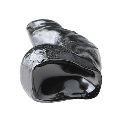 All Black Dildo - 15 cm