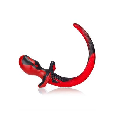 Oxballs Buttplug BEAGLE Puppy Tail MEDIUM Red / Black
