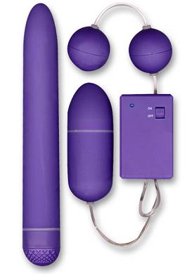 Vibrator-Set ToyJoy Funky Fun Box purple
