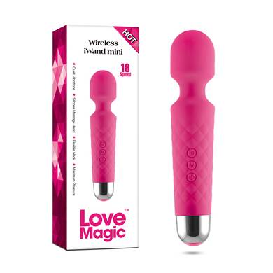 EasyToys Mini Wand Vibrator - Rosa