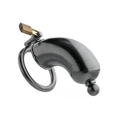 Master Series - Armor Chastity Cage with Removable Urethral Insert