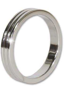 Cockring Cockstar Grooved Steel