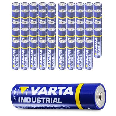 50 x Varta AAA Industrial Micro LR03 Batterie - 1200mAh 1,5V Alkaline- 50 Stk