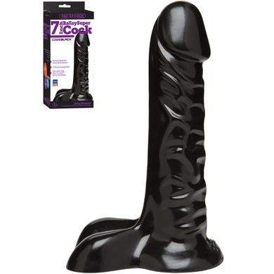 20 x 4,5 cm Vac-U-Lock Ballsy Super Cock Dildo black