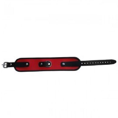 Leder Halsfessel Rot