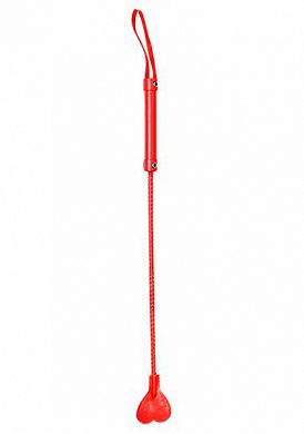 OUCH Gerte 65 cm HERZ PVC red