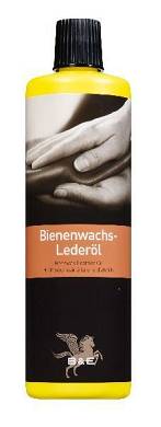 Bienenwachs-Lederöl 1000 ml Lederbalsam, Lederpflegeset 2 Pflegetücher gratis!