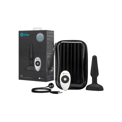 13,5 x 3 cm b-Vibe trio Vibro-Plug black