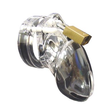 CB-6000S Keuschheitskfig - Transparent - 37 mm