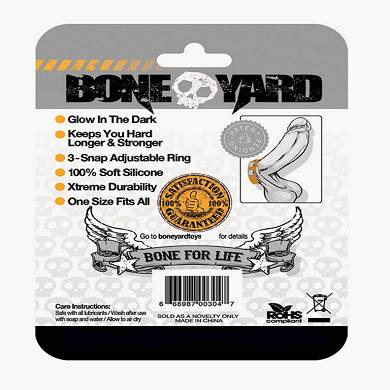 bone-yard-silicone-cock-strap-yellow-glow