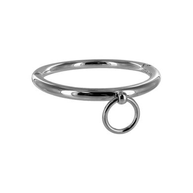 Halsband aus Stahl mit Ring