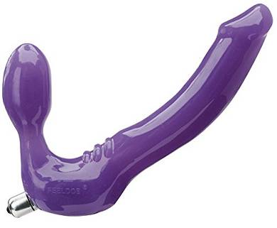 TANTUS Feeldoe Vibrator violet / Toys/Dildos/Silikon-Dildos