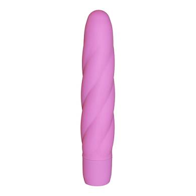 Silikon-Twist Vibrator in Pink