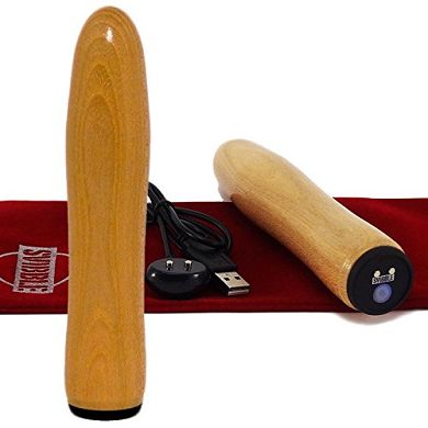 SVIBBLE USUS Wiederaufladbarer Holzvibrator Pocket Mini-Vibrator in Ulme 100% Wasserdicht