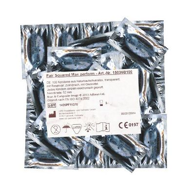 Fair Squared MaxPerform Kondome. 1er Pack (1 x 100 Stück)