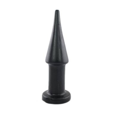 Schwarzer Gummiplug gro