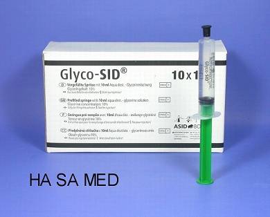 10 x 10ml Blockermedium (9,95?/100ml) gefüllte Blockerspritze für Blasenkatheter