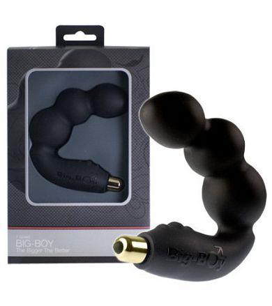 Big Boy - starker und leiser Analvibrator in Schwarz