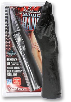 28 x 7 cm Belladonnas Magic Hand black