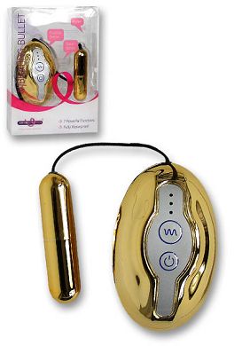 Waterproof Vibrating Bullet gold