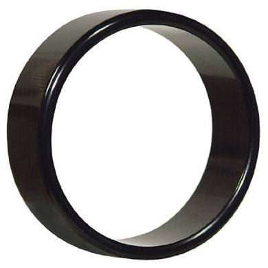 Schwarzer Aluminium Penisring
