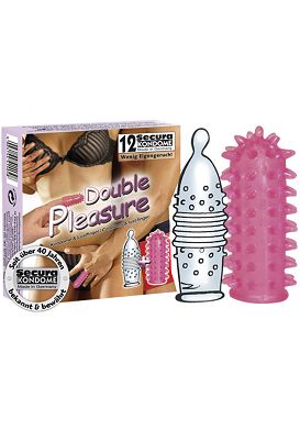 Secura Double Pleasure Kondome 12 Stk. mit Lustfinger