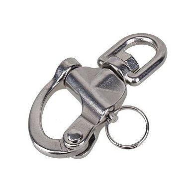 DN Silber Snap Wirbel Niro-Schäkel 87mm/ 3.42 "Länge -Sailboat Hardware