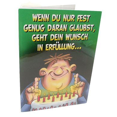 Geburtstagskarte "Wunsch"
