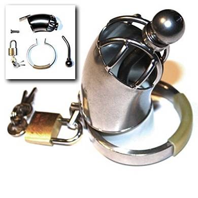 Peniskäfig mit Dilator #3061 Keuschheitskäfig Ring Ø 4.70cm