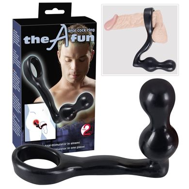 Penisring mit Analplug Prostate