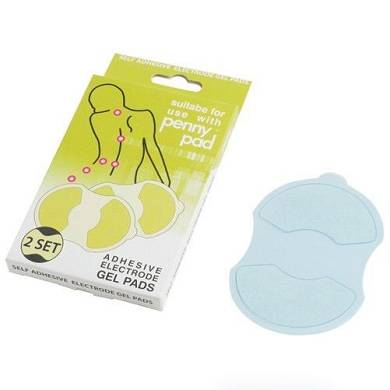 2 x Penny Pad Gel Pads für Tens Gerät Reizstrom Gerät Massagegerät