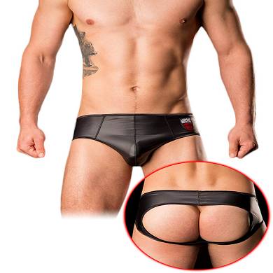 Backless Laboratory Jock - black/black