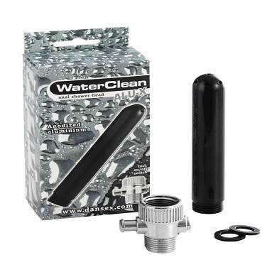 Water Clean - Anal Shower Head Nozzle Black