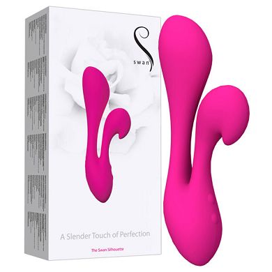 Silhouette Swan Luxusvibrator, 18 x 3,7 cm