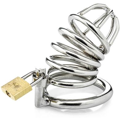 Zenn Stainless Steel Chastity Device 4,5 cm silver