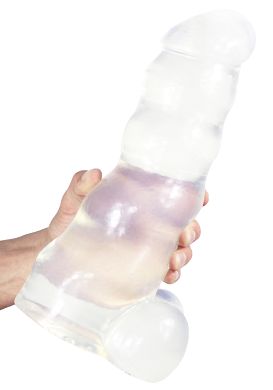 32 x 11 cm ANALE GRANDE Dildo KOLOSSOS clear