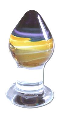 9 x 3,7 cm Glasdildo - Der Mystische Kleine