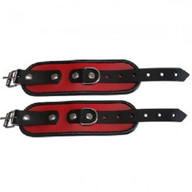 Leder Handfessel Rot